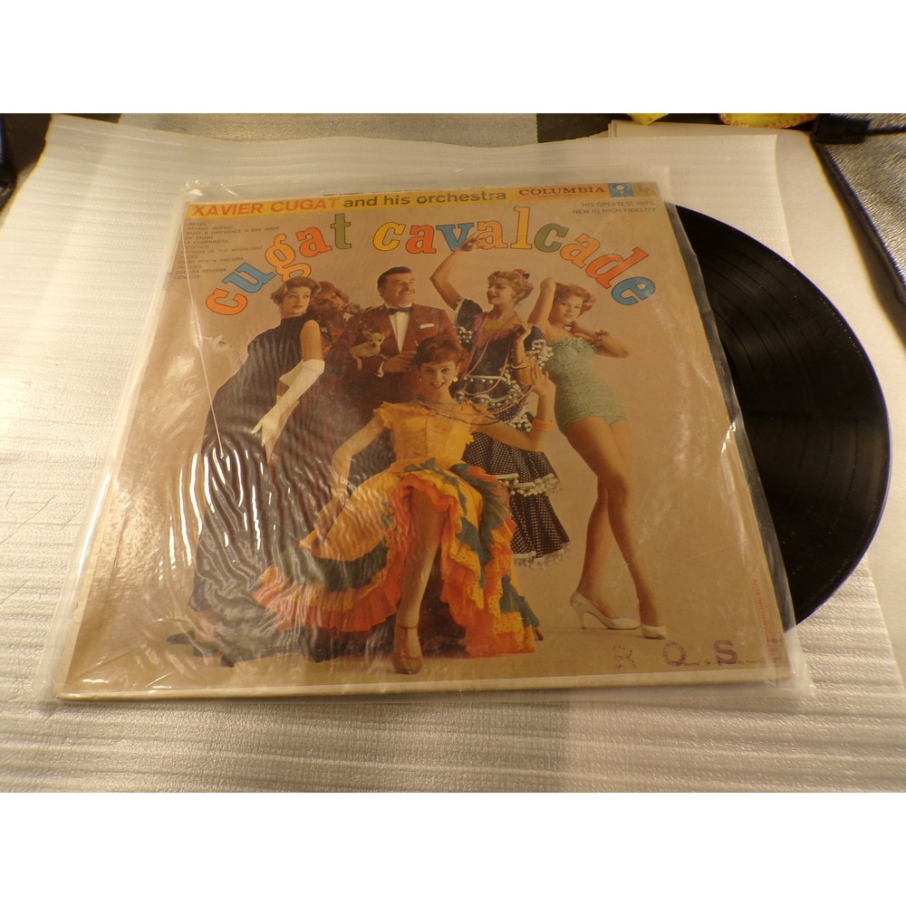 Xavier Cugat His Orchestra Cugat Cavalcade Vinyl LP Columbia CL 1094 Latin Jazz